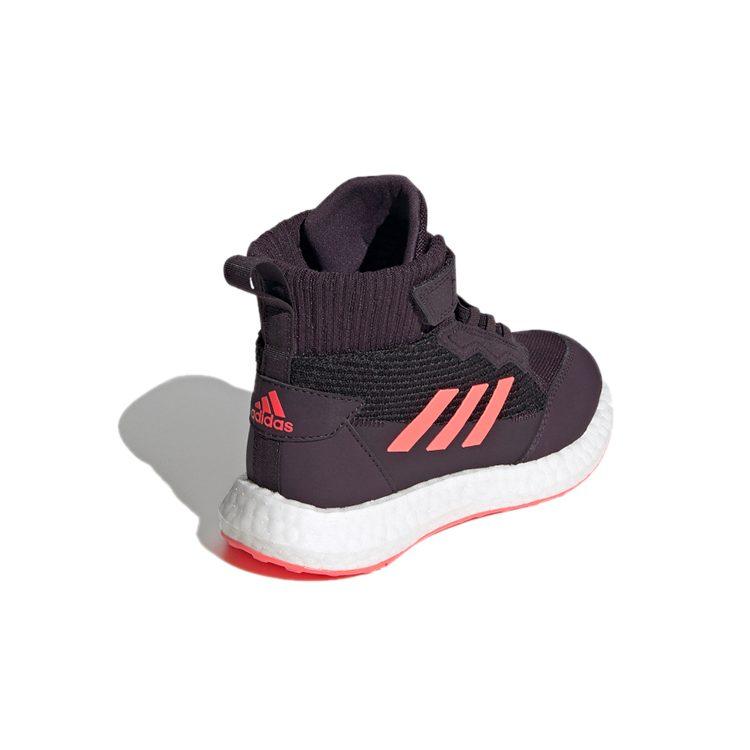 Adidas BTW El K Athleisure Abrasion Resistant Breathable High top Kids' Running Shoes Purple Pink Kids' FZ2503