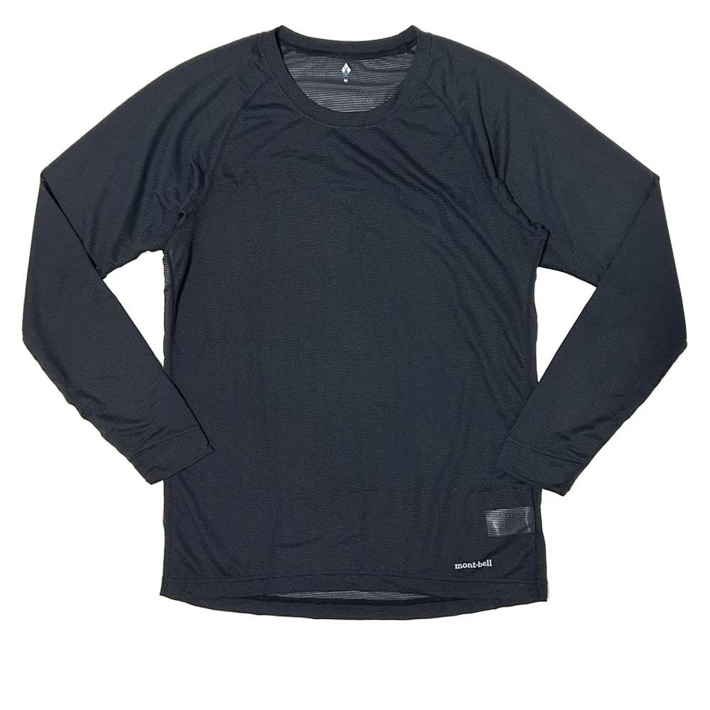 

Футболка с круглым вырезом и длинным рукавом из сетки Montbell Geoline Cool, 1107750, Черный (BK), Маленький размер