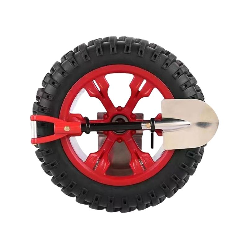 Мини-комплект запасного колеса Мини-дорожное запасное колесо Декоративное колесо Заднее украшение Быстрая установка для автомобилей Мотоциклов