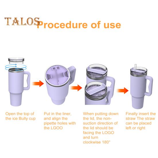 Silicone 2-in-1 Cup Liner for 40 Oz Cup Creative Drink Separator Stylish Emerald Design Food-Grade Reusable Liner for Party