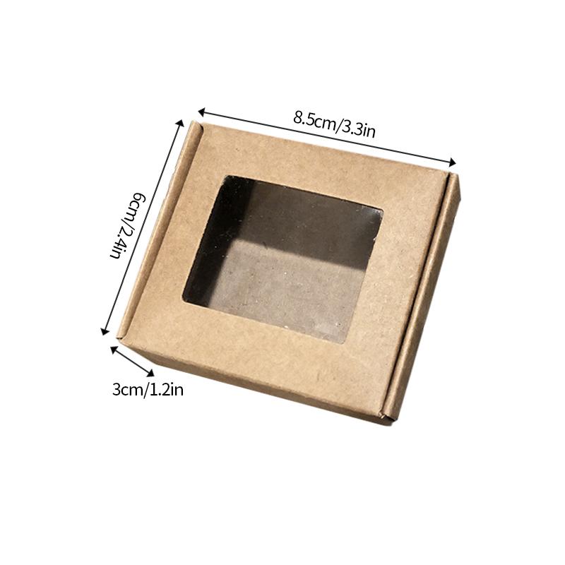 10/20Pcs Cardboard Boxes Packaging Pastry Cake Gift Packaging Boxes Kraft Paper Jewelry Gift Box Wrapping Box Cajas De Empaque