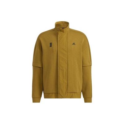 Wuji Series Logo Sports Casual Jacket for Men, Khaki