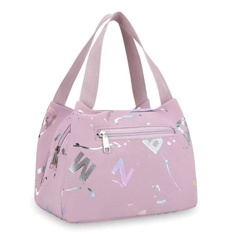 Canvas Tote Bag For Women Waterproof Lunch Bag Mobile Phone Organizer Daily Use