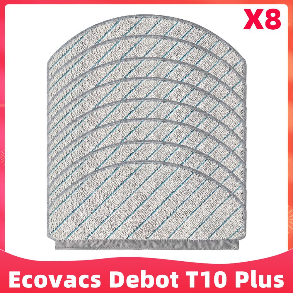 Fit For ( Ecovacs T10 Plus / X1 Plus ) Roller Side Brush Filter Dust Bag Mop Rag Robot Vacuum Cleaner Replacement Accessory Part