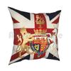 Union Jack Mit Windsor Insignien Kissenbezug Bedruckt Zuhause Weiches Dekokissen Union Jack Mit Windsor Insignien