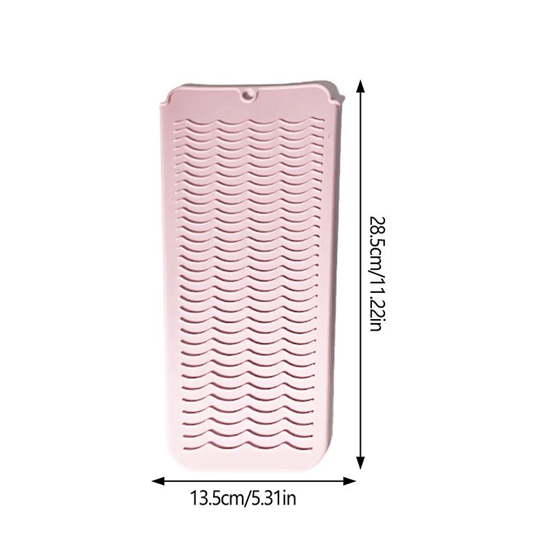 New 1Pc Multifunctional Silicone Heat Resistant Pad Insulation Mat For Hair Straightener Heat Curling Stick Curler Flat Irons
