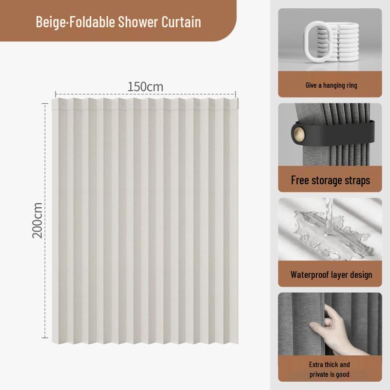 Punch-Free Suction Cup Folding Clothes Drying Rack with Retractable Rod – Invisible and Compact for Bathroom and Window Use