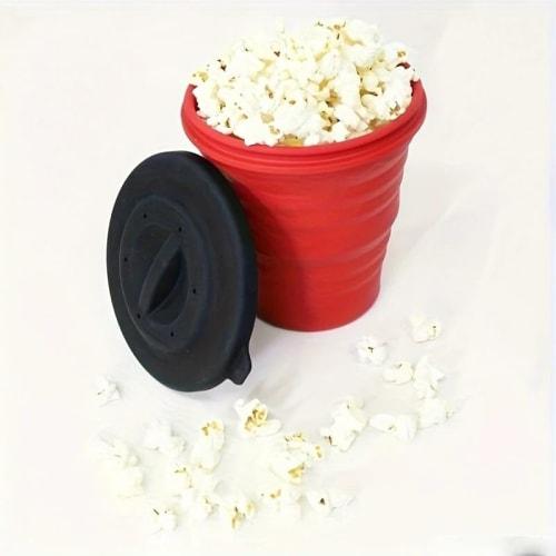 Popcorn Maker, Popcorn Container, Microwave Popcorn, Easy to Store, Foldable, Popcorn Cup, Home Microwave Cooker, Easy to Wash, Popcorn Machine