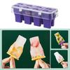 Silicone Ice Pop Molds Reusable 8 Grid Ice Popsicle Maker Ice Pop Maker Easy Release Ice Pop Molds For Homemade Treats