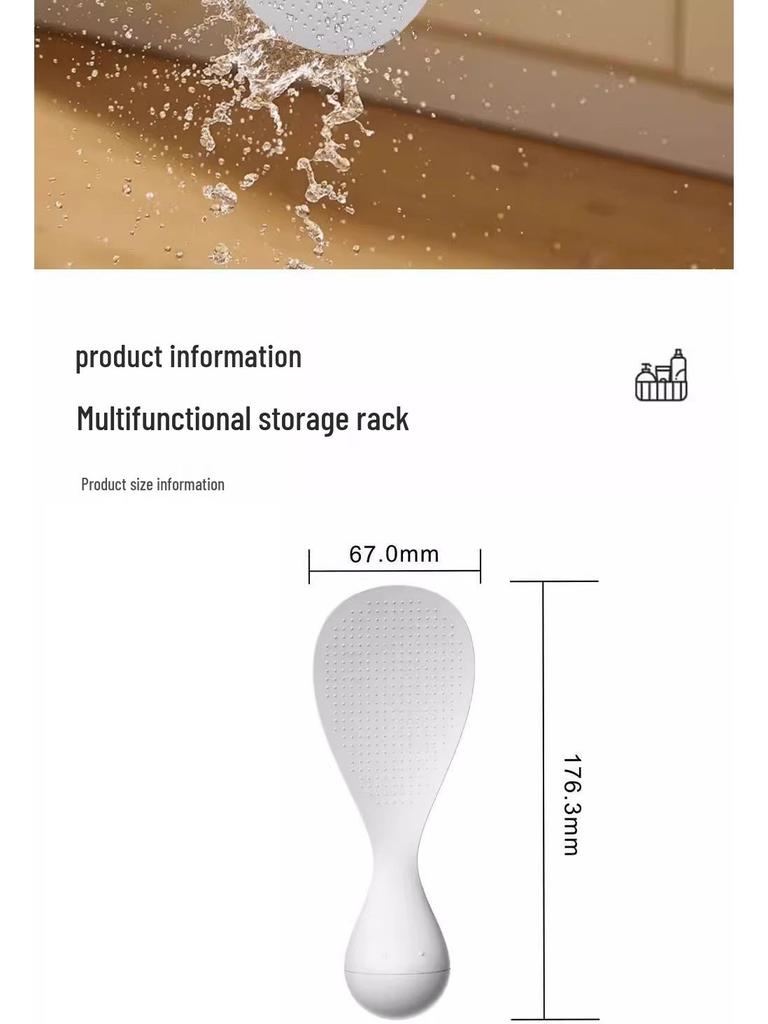 Stehender Antihaft-Silikon-Reislöffel – Leicht zu reinigendes & Topf-freundliches Küchenutensil