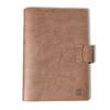 Eishindo A5 System Genuine Replaceable Business Modern Design (EI) Planner, Leather, Handmade, 6-Hole, Refills, Planner, Loose-Leaf Notebook, (Brown)