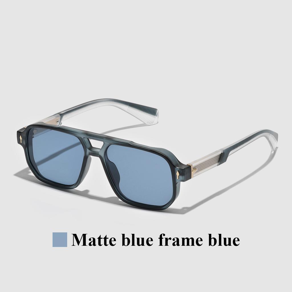 Retro Transparent Frame Sunglasses for Men and Women Luxury Brand Designer UV400 Protection Stylish for Driving & Outdoors
