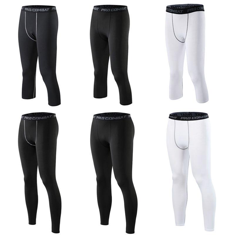 Men's Compression Training Tights - Base Layer Pants for Running, Basketball, and Fitness