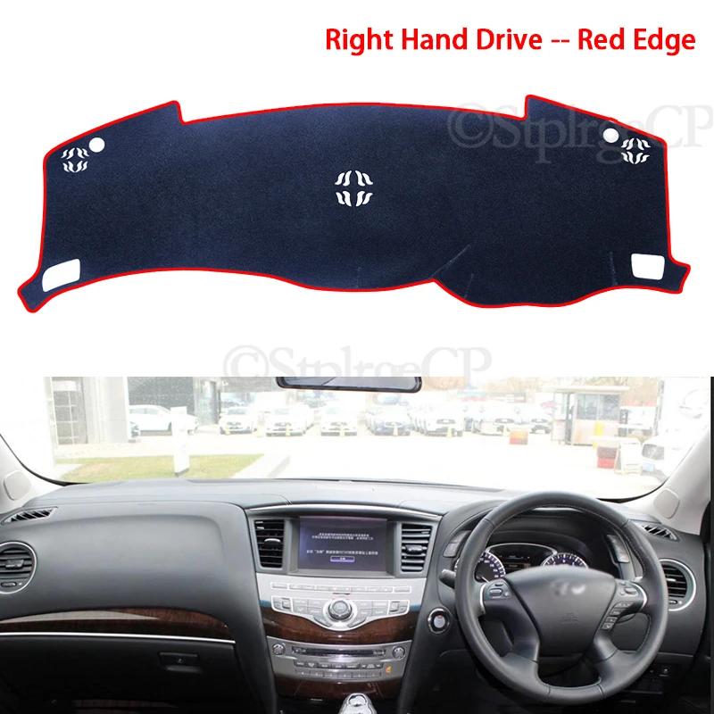 Anti-Slip Mat Dashboard Cover Pad Sunshade Dashmat Accessories Rug for Infiniti QX60 JX35 2012 2013 2014 2015 2016 2017 2018 QX