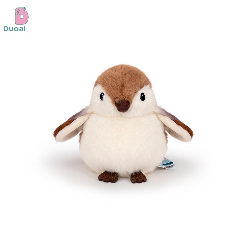 11cm Kawaii Bird plush toys Mini Artificial Bird Plush Doll Cute Lifelike Parrot Sparrow Plush Toy For kids Birthday Xmas Gifts
