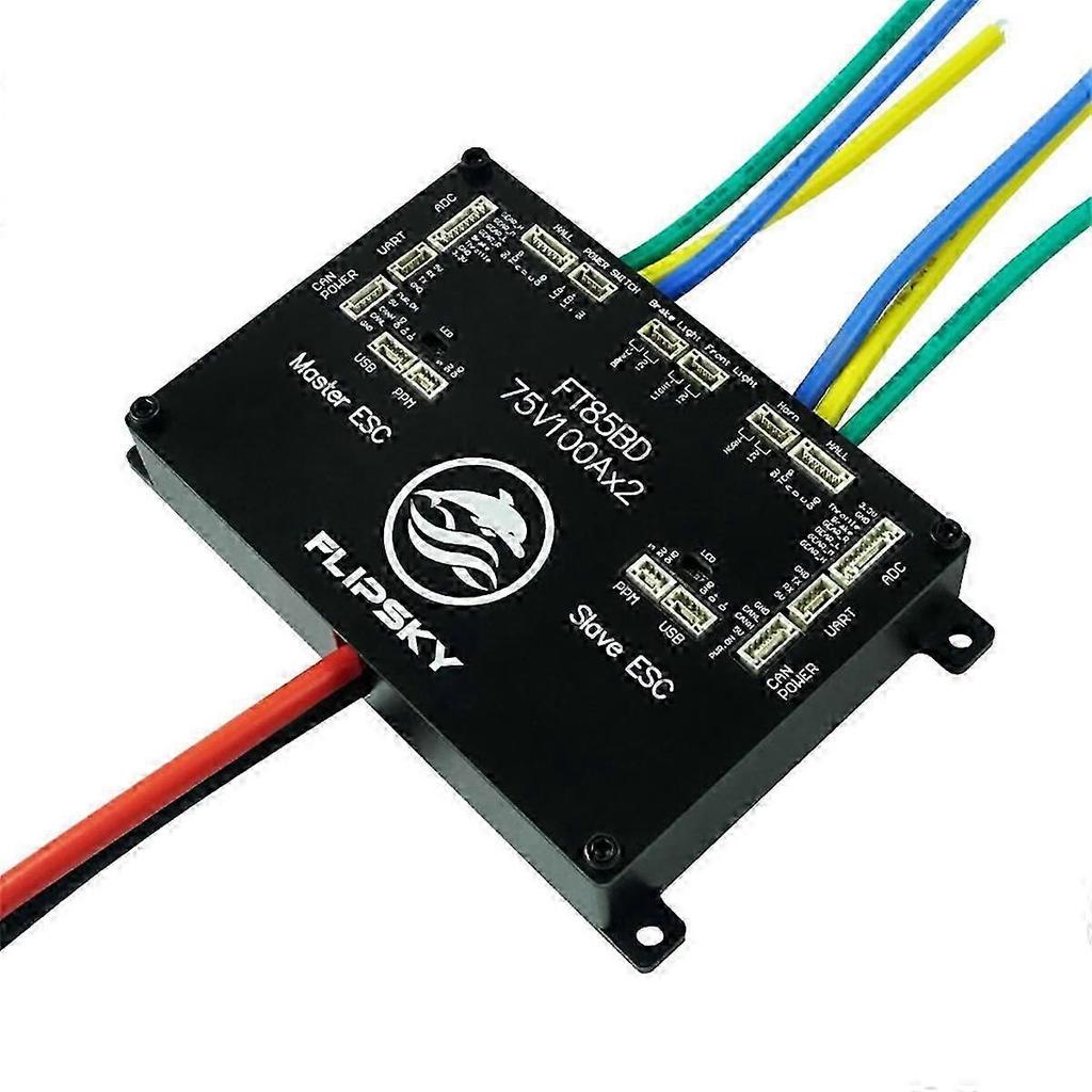 FLIPSKY FT85BD Trazione Doppia Ruota con Interruttore Integrato Driver 84V Può Essere Collegato alle Luci dei Freni, Ho