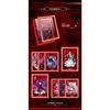 Tokyo Ghoul Collection Cards Kaneki Ken Kamishiro Rize Fantasy Anime Characters Limited Edition Metal Relief Enamel Cards Gifts