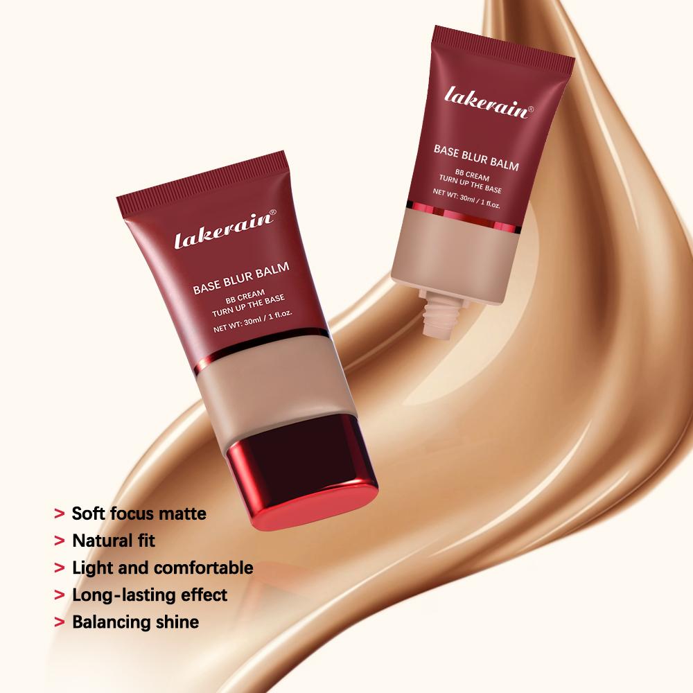 Long Lasting control oil OS Base Blurring Foundation Face Foundation Makeup Cream Cosmetics Black Skin Matte