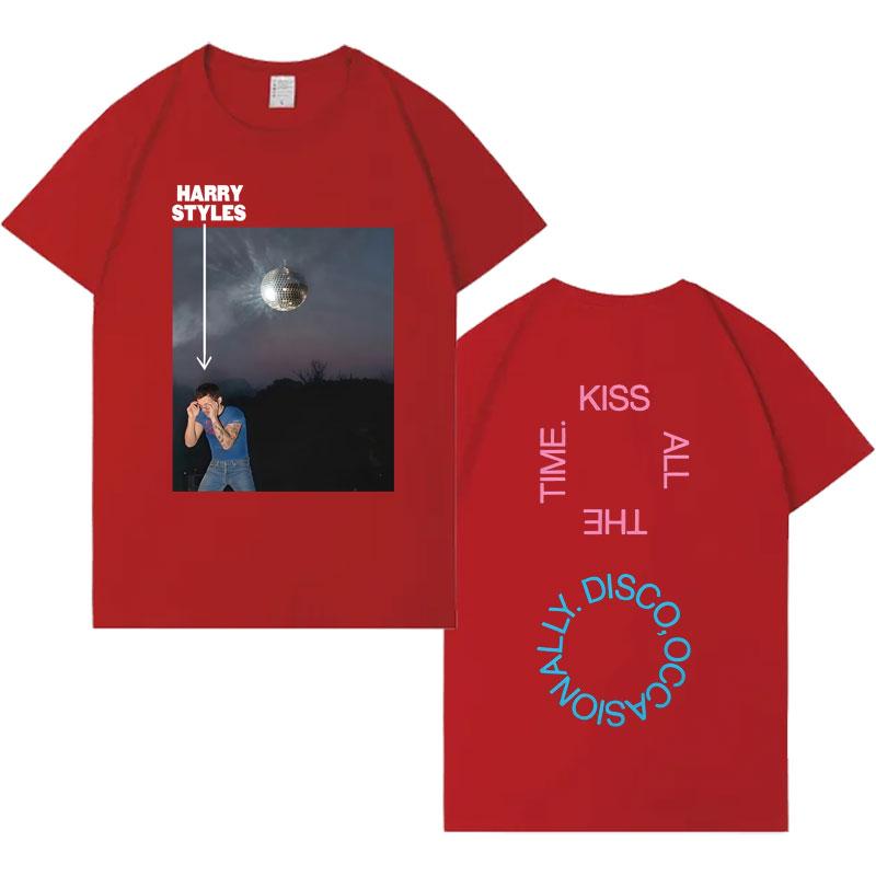 

Singer HarryStyle 2026 New Album Tide Music Tour Tshirts Cozy Pop Oversized T Shirt Mens Womens Loose Casual Crewneck T Shrits S