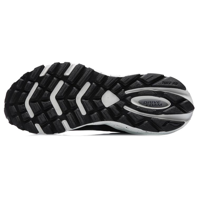 New LiNing Cloud Shield Rebound Cushioning Low Top Running Shoes Unisex Black Gray Color ARHR079-1