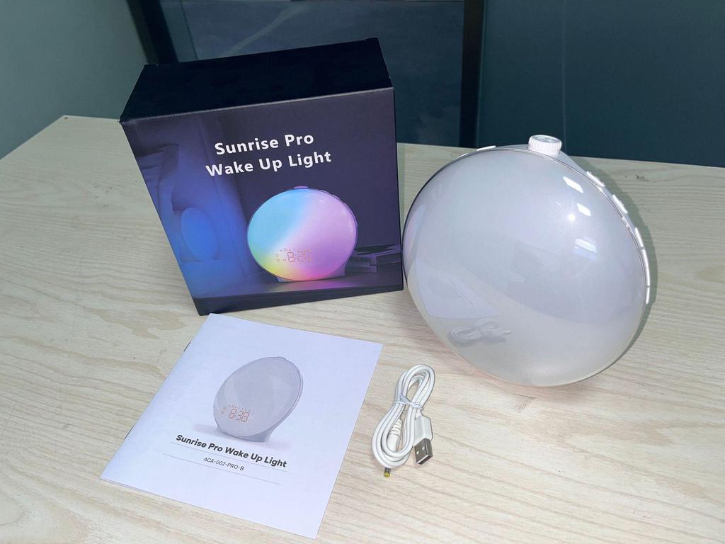 RGB Ambient Sunrise Sunset Alarm Clock Colorful Wake-Up Light