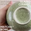 Japanese Matcha Bowl, Glazed Ceremonial Matcha Bowl with Whisk Holder for Matcha Powder/Matcha Tea/Japanese Matcha, 2 Color Options