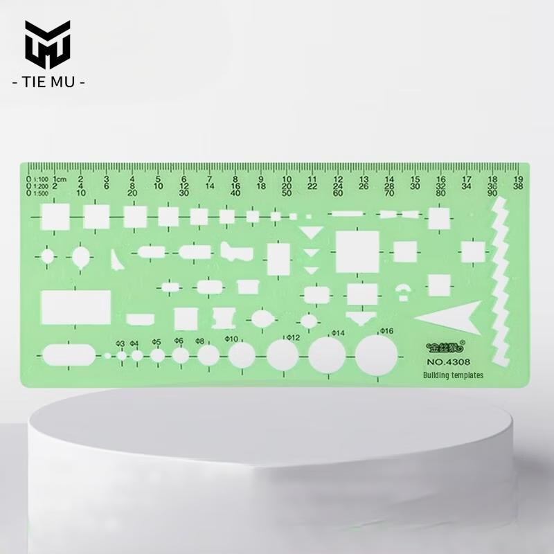 Multi-functional Architectural Drafting Ruler Set