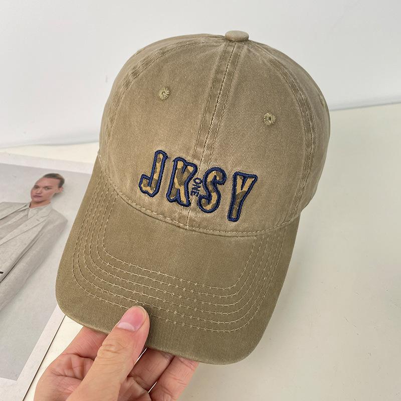 Letter Embroidered Baseball Cap Men S Spring And Summer Outdoor Commuter Sun Protection Hat Trendy Cap Women 54-58CM