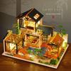 Jiate DIY Garden & Field Miniature House Model - Creative Handmade Birthday Gift Ornament