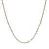 European & American Zircon Tennis Chain Necklace - 3MM Copper, Fashionable & Versatile Collarbone Jewelry for Women