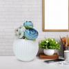 Vase Silione Molds for Room Decoration, Striped Silicone Tealight Holder Molds for Tealight Holder Candlestick Stand