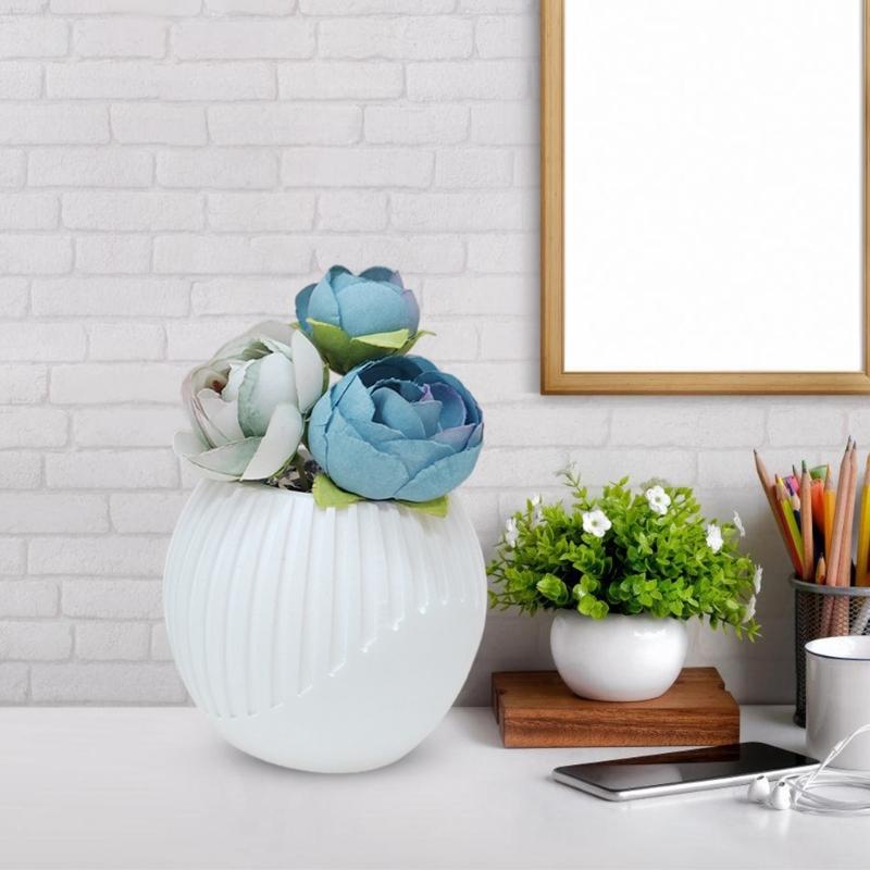 Vase Silione Molds for Room Decoration, Striped Silicone Tealight Holder Molds for Tealight Holder Candlestick Stand