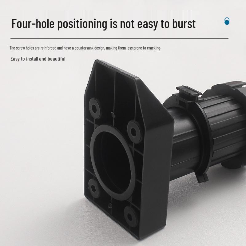 PVC Adjustable Cabinet Leveling Feet - Durable Plastic Support with Thickened Design
