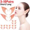 3-10Pair Cosplay Elf Ears Halloween Latex Fairy Angel Elf Masquerade Party Costumes Halloween Party Decor Supplies Photo Props