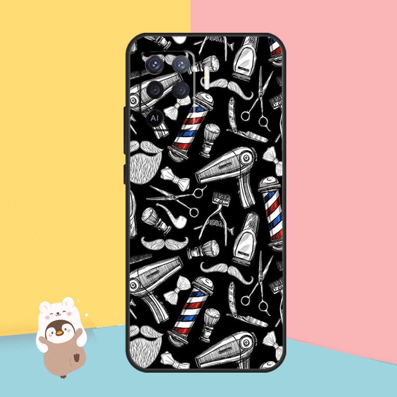 Friseur Friseurkoffer für OPPO A54 A74 A94 A52 A72 A83 A91 A93 A15 A16 A5 A9 A31 A53 A53S 2020 Rückseite