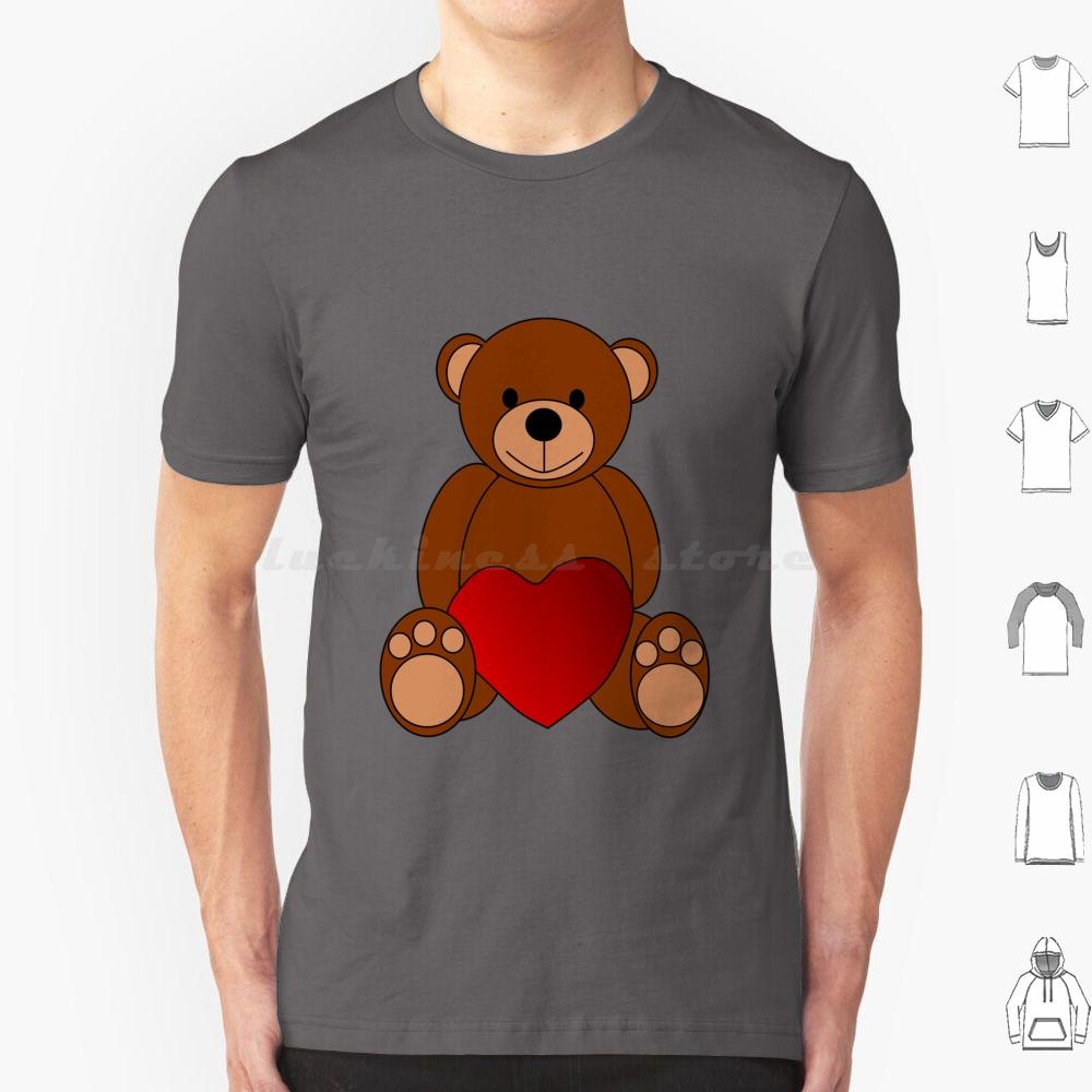 Teddy Love T Shirt Men Women Kids 6xl Teddy Love Bear Teddybear Valentine Valentinesday Red Indianred Indian Brown Toy Toys