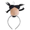 Cute Cartoon Doll Headband Funny Braided Doll Hairband Hair Hoop Hairpin Perfect for Party Cosplay Headdress Jewelry