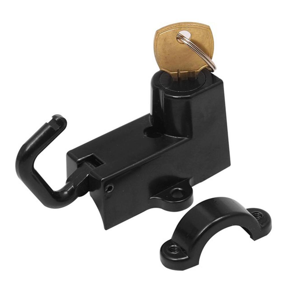 Black Motorcycle Helmet Lock for Harley-Davidson Street Glide Touring Anti-theft Handlebar Locking Cycling Equipment