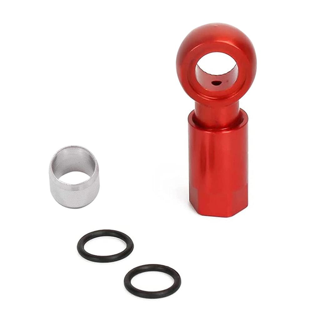 Road Oil Needle Olive Heads Aluminum Alloy Hydraulic Disc Brake Hose Connectors Replacement for SLX/XT/XTR/BH-90 красный