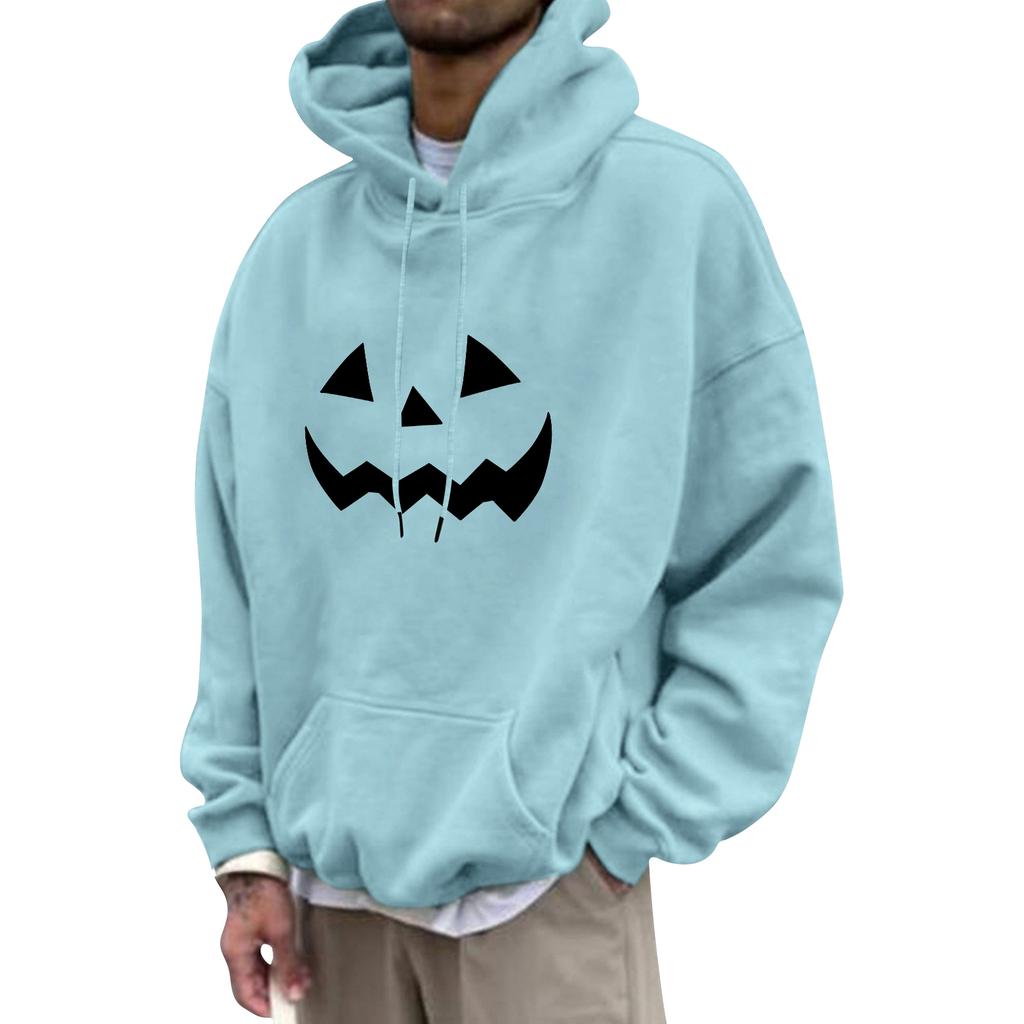 Unisex Casual Fashion Top With Drawstring Hoodie And Printed Sweatshirt