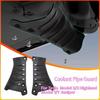 For Tesla Model 3/Y 2021‑2025 Coolant Pipe Guard Impact Protection Aluminium Alloy Condenser Tube Protector Plate Replacement