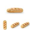 Simulations-Baguette-Brot Plüschtiere Kissen für Sofa Bett Dekoration Mädchen Schlafzubehör