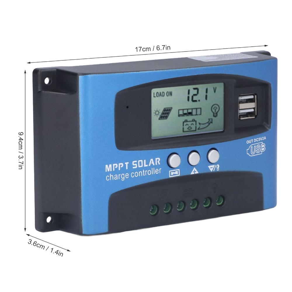 40A 50A MPPT Solar Controller 12V 24V Auto Solar Battery Controller  Solar System