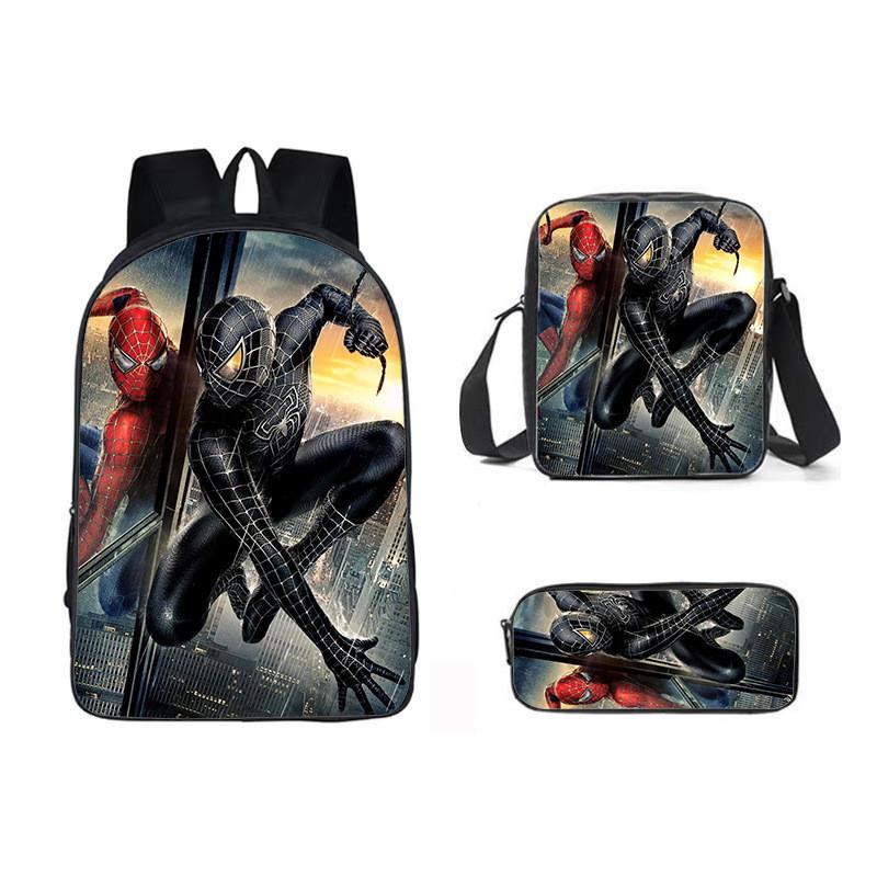 Backpack Piece Three Set Waterresistant Material Kids For