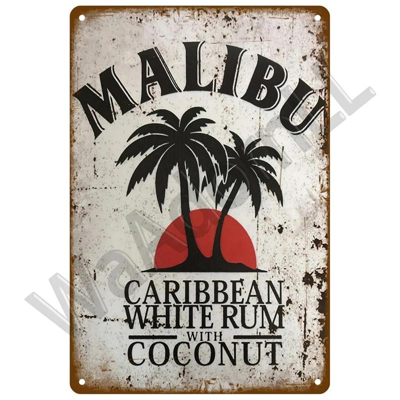 Whiskey Plaque Vintage Tin Sign Brand Home Drink Beer Wine Metal Sign Poster Wall Decor For Bar Pub Man Cave Decorative Plate