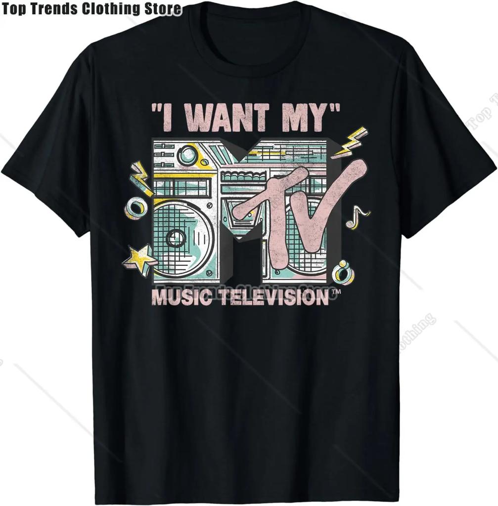 MTV Classic Logo Moster Design T- Shirts T-Shirt