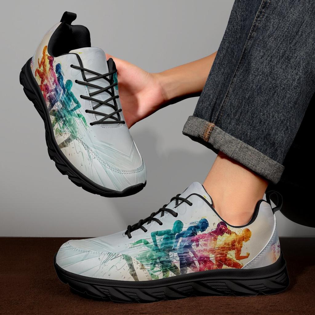 Men's Shoes Lace Up Casual Vulcanized Shoes Men Running Training Mens Women Sneakers Travel Walking Sneakers Male Sports Shoe