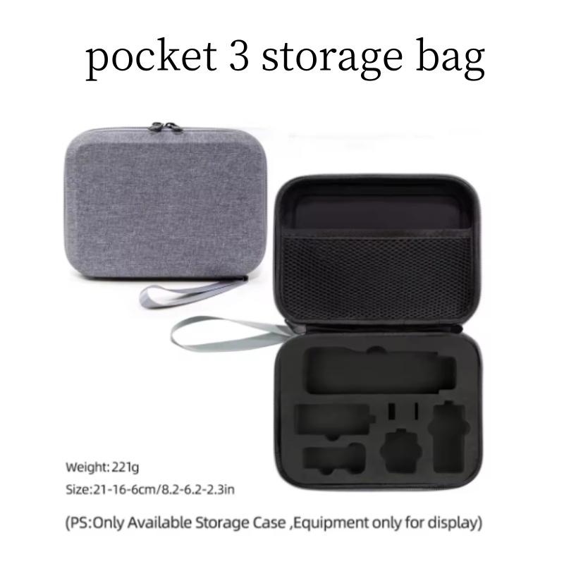 Geantă de transport pentru DJI Osmo Pocket 3 Gimbal portabil Geantă pentru accesorii Geantă de depozitare impermeabilă Cutie portabilă multifuncțională