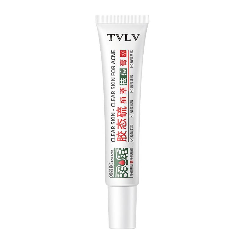 TVLV Colloidal Sulfur Anti-Acne Cream Lightweight Hydrating Formula for Gentle Skin Clearing