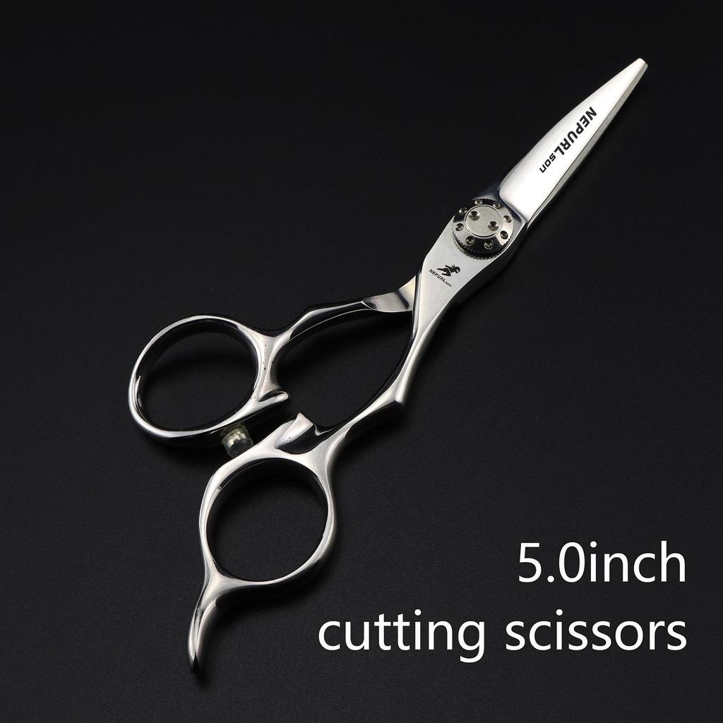 Takon Hairdressing Scissors: 5.5" & 6.0" Flat Straight Shears, Barber Scissors in Multiple Sizes.